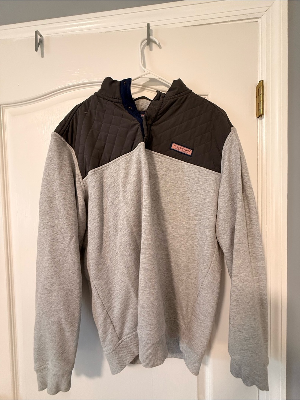 Vineyard Vines Quilted-Trim Pullover